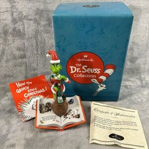 Hallmark Dr. Seuss Collection "A Grinchy Disguise" 5"‎ Figurine 2001 NIB